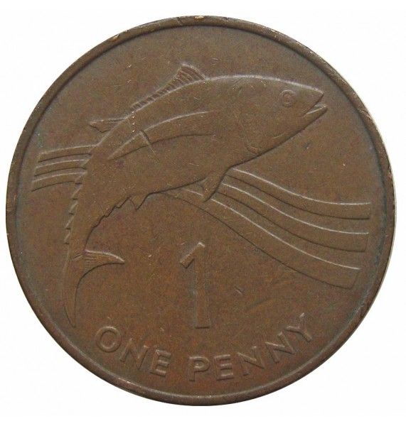 Остров Святой Елены и Вознесения 1 пенни 1991 г.