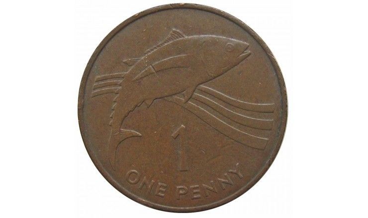 Остров Святой Елены и Вознесения 1 пенни 1991 г.