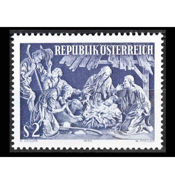 Австрия 1970 г. "Рождество"