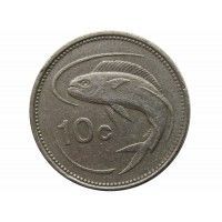 Мальта 10 центов 1986 г.