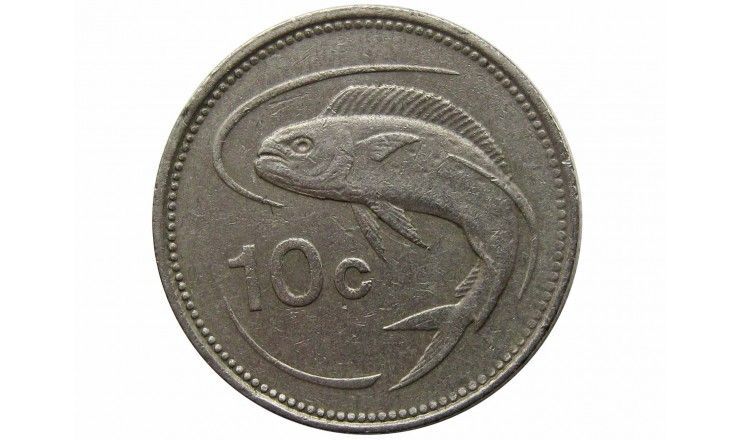 Мальта 10 центов 1986 г.