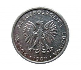 Польша 1 злотый 1989 г.