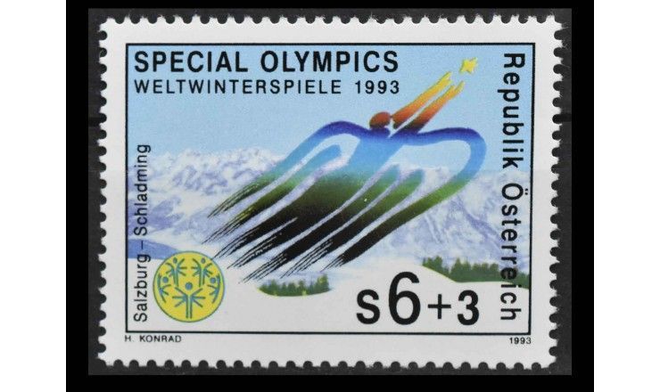 Австрия 1993 г. "Зимние олимпийские игры для инвалидов"