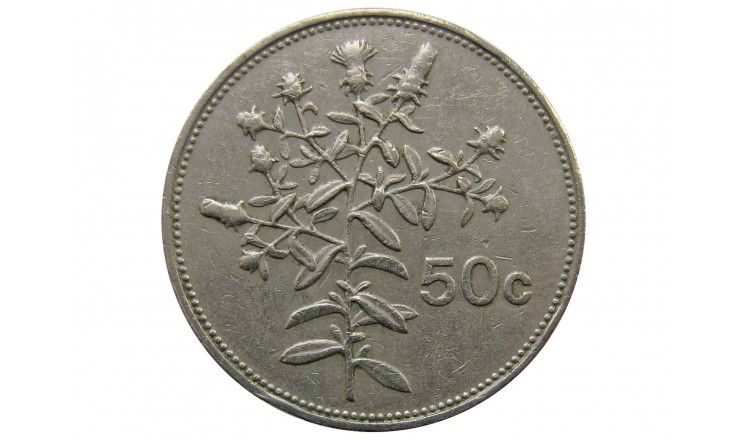Мальта 50 центов 1986 г.