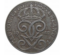 Швеция 2 эре 1942 г.