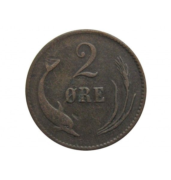 Дания 2 эре 1875 г.