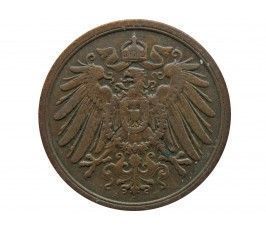 Германия 2 пфеннига 1912 г. A
