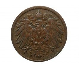 Германия 2 пфеннига 1908 г. A