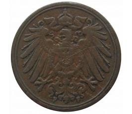 Германия 1 пфенниг 1900 г. F