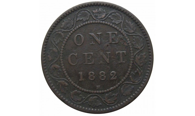 Канада 1 цент 1882 г. H