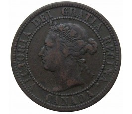 Канада 1 цент 1882 г. H