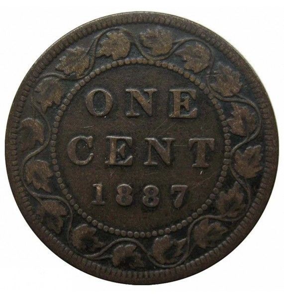 Канада 1 цент 1887 г.