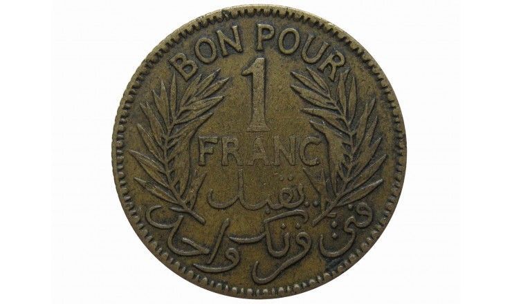 Тунис 1 франк 1926 г.