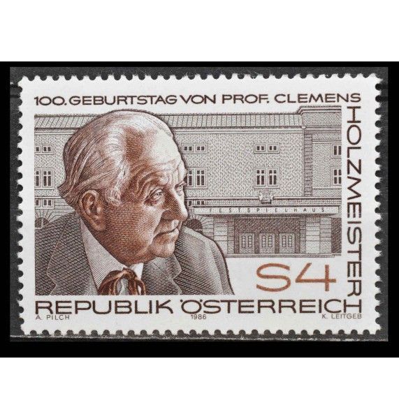 Австрия 1986 г. "Клеменс Хольцмайстер "
