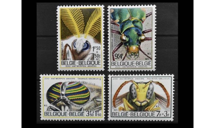 Бельгия 1971 г. "Насекомые"