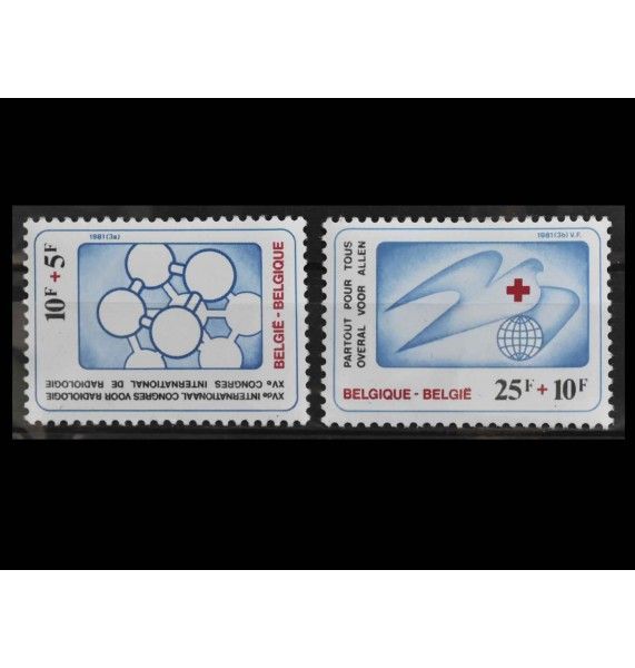 Бельгия 1981 г. " Красный крест" 