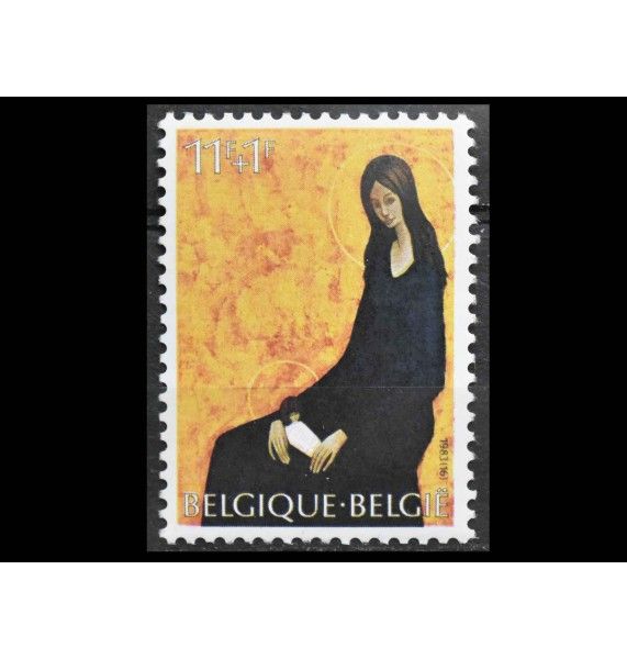 Бельгия 1983 г. "Мадонна, картина Джефа Вотерса" Бельгия 1983 г. "Мадонна, картина Джефа Вотерса"