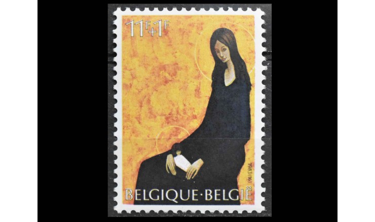 Бельгия 1983 г. "Мадонна, картина Джефа Вотерса"