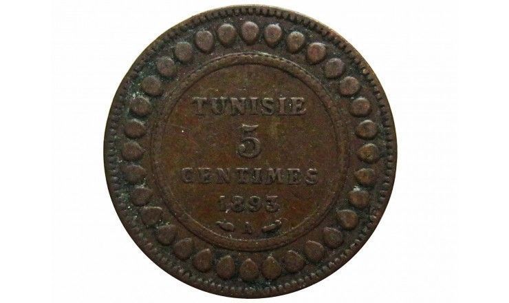 Тунис 5 сантимов 1893 г.