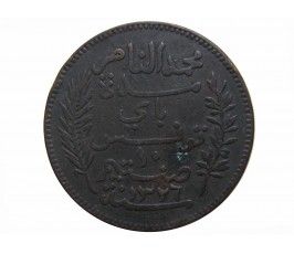 Тунис 10 сантимов 1908 г.