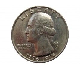 США квотер (25 центов) 1976 г. (200 лет независимости)