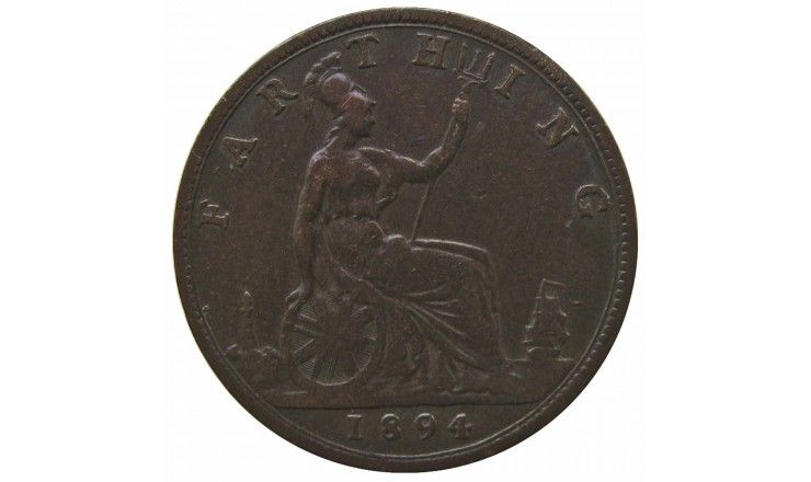 Великобритания 1 фартинг 1894 г.