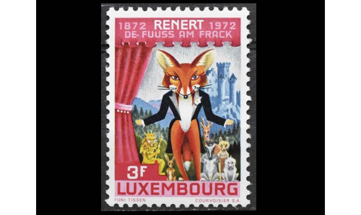 Люксембург 1972 г. "Столетие со дня публикации сатирической поэмы "Ренарт"