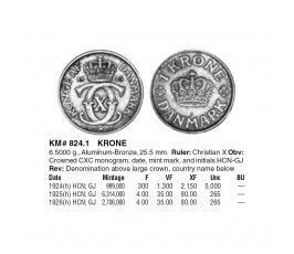 Дания 1 крона 1926 г.