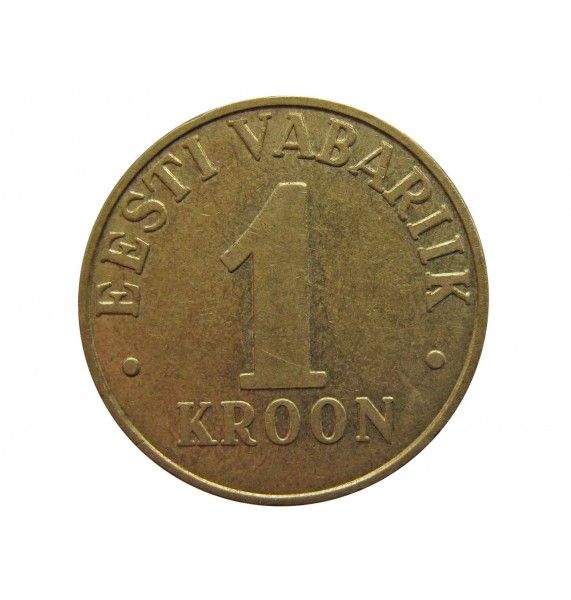 Эстония 1 крона 2001 г.