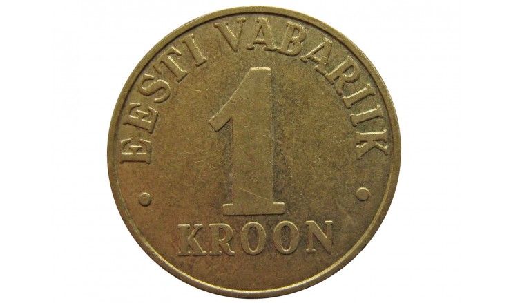 Эстония 1 крона 2001 г.