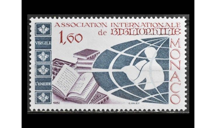 Монако 1982 г. "Международная ассоциация библиофилов"