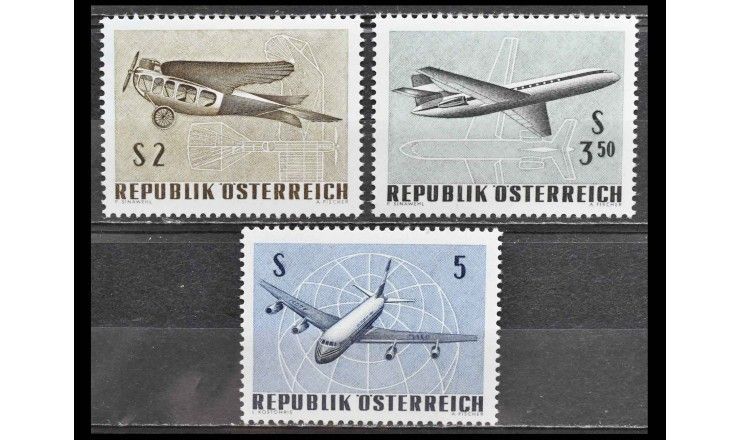 Австрия 1968 г. "Самолеты"