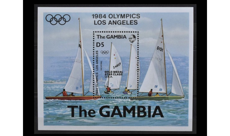 Гамбия 1984 г. "Летние Олимпийские игры, Лос-Анджелес"