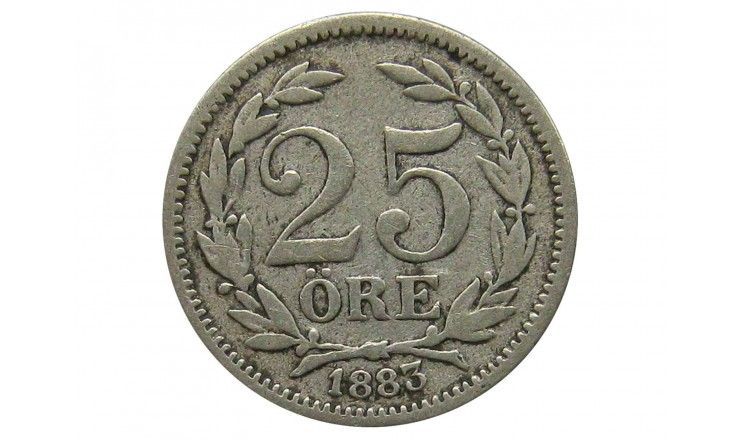 Швеция 25 эре 1883 г. 