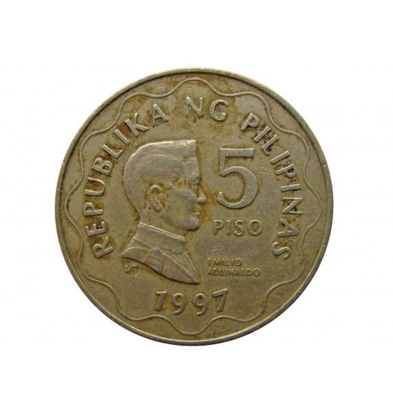 Филиппины 5 песо 1997 г.