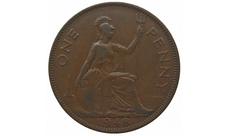 Великобритания 1 пенни 1948 г.