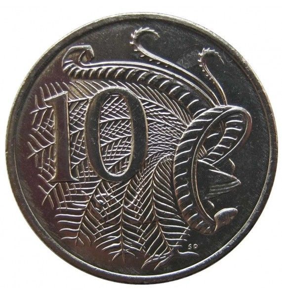 Австралия 10 центов 2021 г.