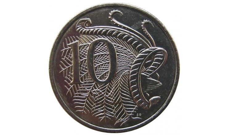 Австралия 10 центов 2021 г.