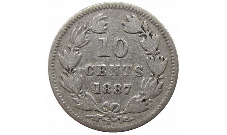 Никарагуа 10 сентаво 1887 г.