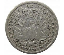 Никарагуа 10 сентаво 1887 г.