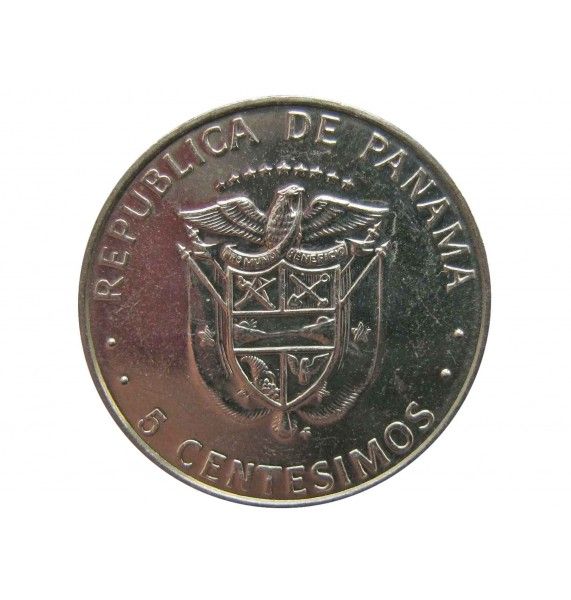 Панама 5 сентесимо 1980 г.