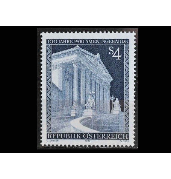 Австрия 1983 г. "100 лет зданию парламента" Австрия 1983 г. "100 лет зданию парламента"