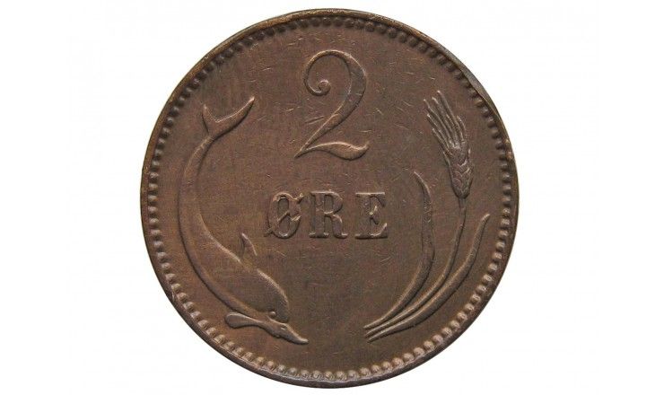 Дания 2 эре 1902 г.