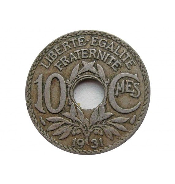 Франция 10 сантимов 1931 г.