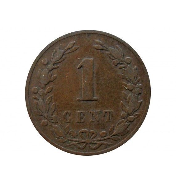Нидерланды 1 цент 1878 г.