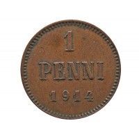 Финляндия 1 пенни 1914 г.