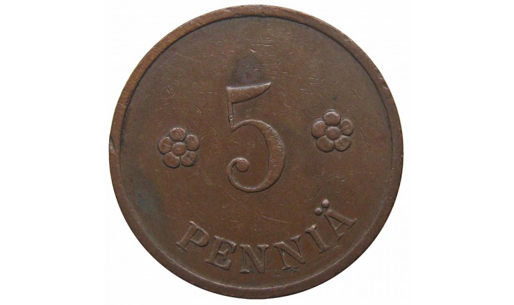 Финляндия 5 пенни 1934 г.