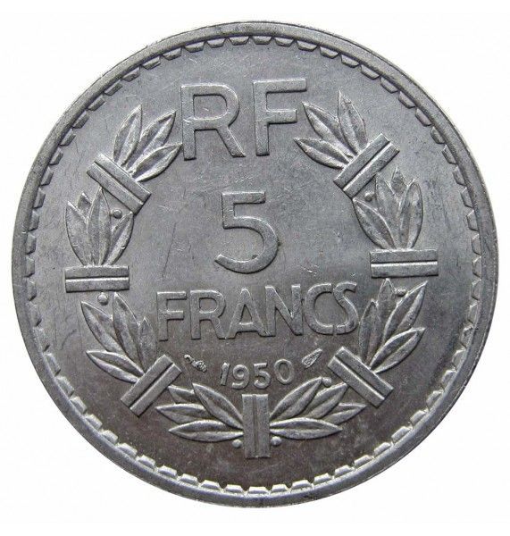 Франция 5 франков 1950 г. Франция 5 франков 1950 г.