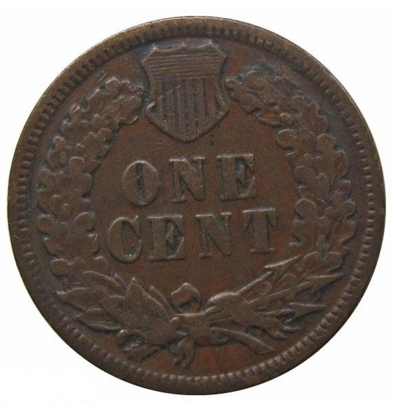 США 1 цент 1880 г.