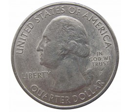 США квотер (25 центов) 2015 г. (Автомагистраль Блу-Ридж, Северная Каролина) P